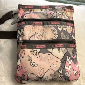 HEART LESPORTSAC CROSSBODY BAG